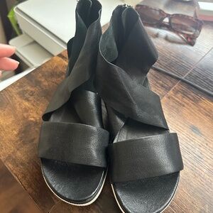Eileen Fischer Espadrille Sandal w/zipper